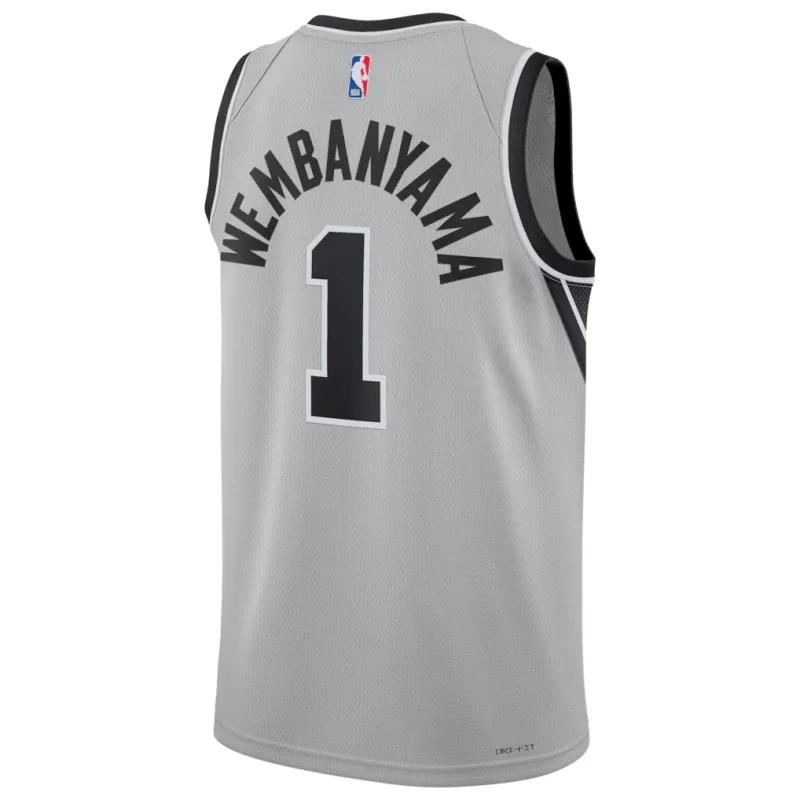 San Antonio Spurs Victor Wembanyama Swingman Trikot - Statement Edition - Grau
