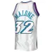 Karl Malone Utah Jazz 1996/97 Édition Classique du 75e Anniversaire, Blanc
