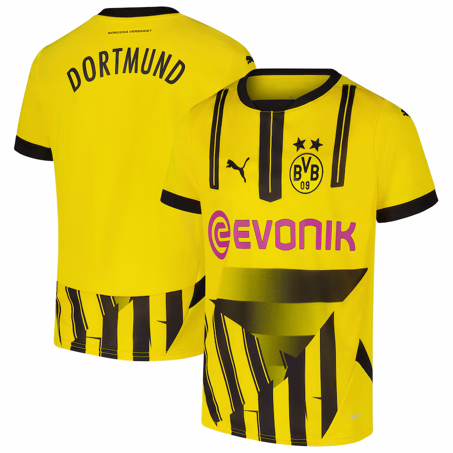 Maglia di Coppa 2024/25 per i giovani di Borussia Dortmund, gialla