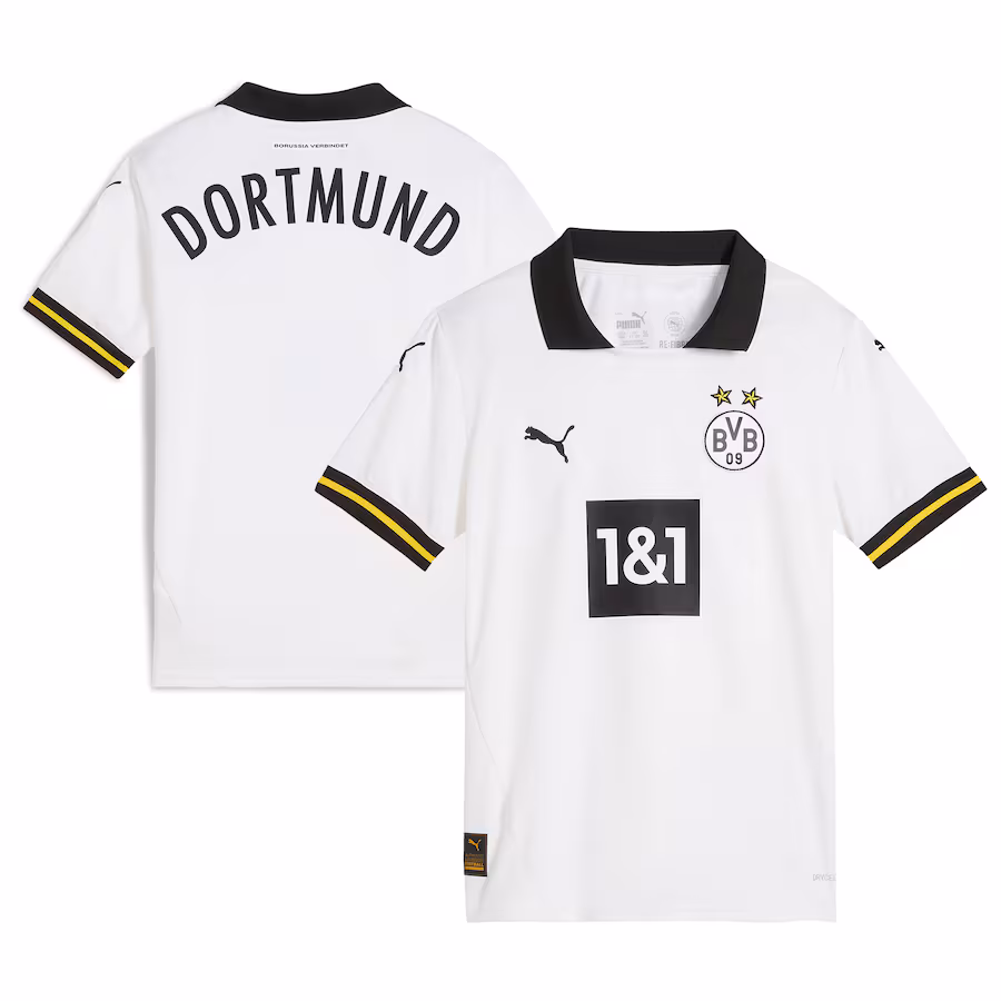 Borussia Dortmund 2024/25 Maillot Tertiaire Réplique - Blanc