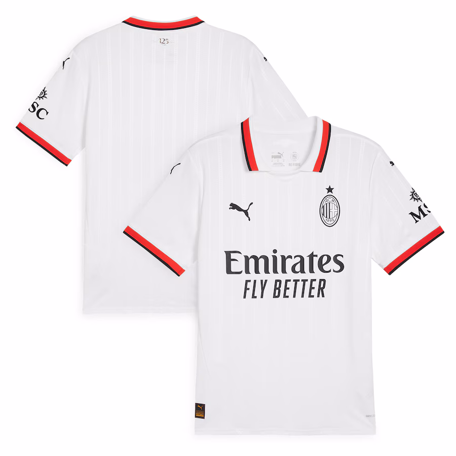 AC Milan Auswärtstrikot 2024/25-Weiß