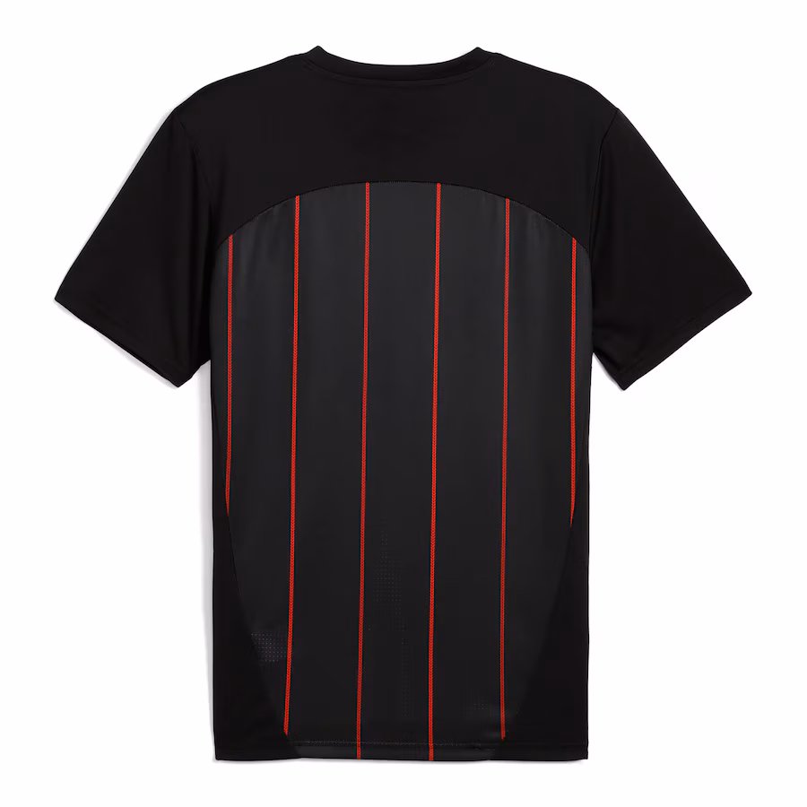 Maillot de pré-entraînement 2024/25 noir du AC Milan