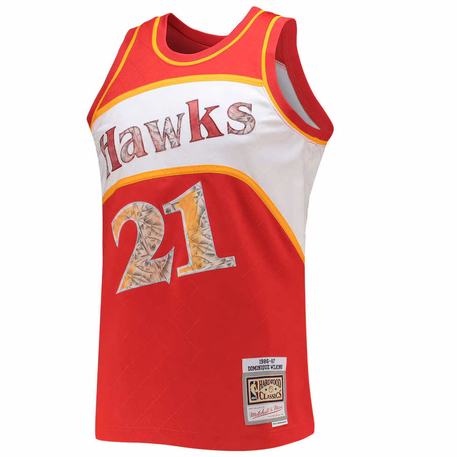 Mitchell & Ness Dominique Wilkins Atlanta Hawks 75th Anniversary Jersey
