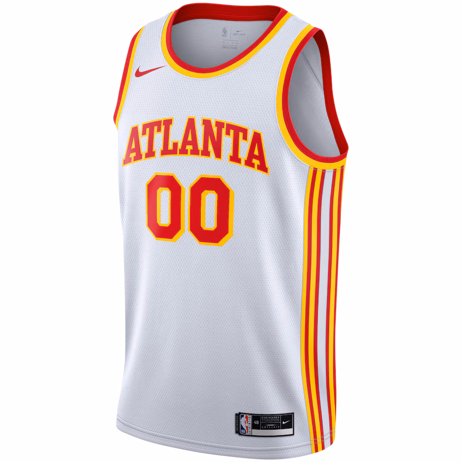 Custom Atlanta Hawks 2020/21 Association Edition Swingman Jersey
