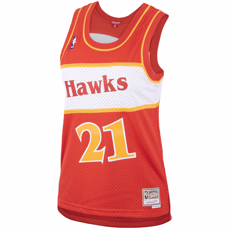 Dominique Wilkins Hawks Mitchell & Ness HWC Trikot für Damen