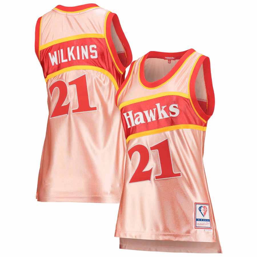 Dominique Wilkins Atlanta Hawks Mitchell & Ness Women's 75th Anniversary Jersey