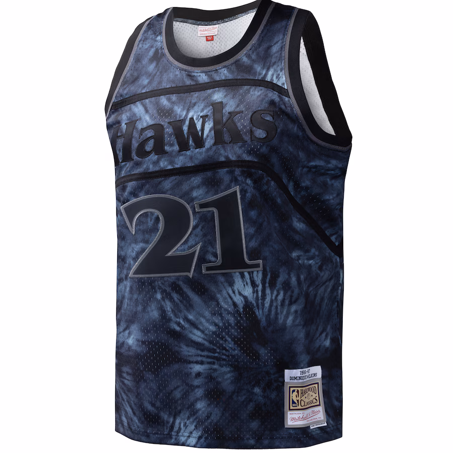 Camiseta Dominique Wilkins Atlanta Hawks Mitchell & Ness 86/87 HWC Retro