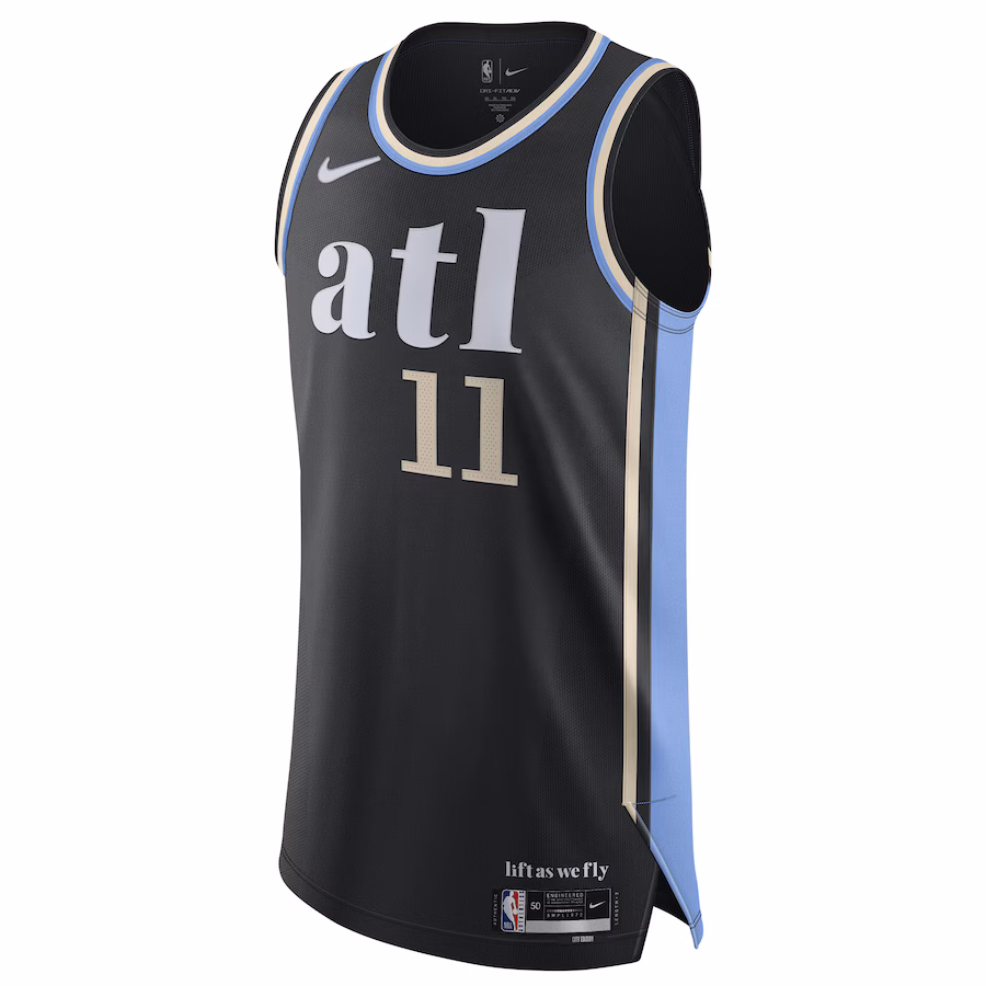 Trae Young, Camiseta de los Atlanta Hawks - Edición Ciudad - Negro