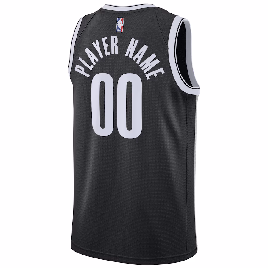 Brooklyn Nets Swingman Custom Jersey - Icon Edition - Black