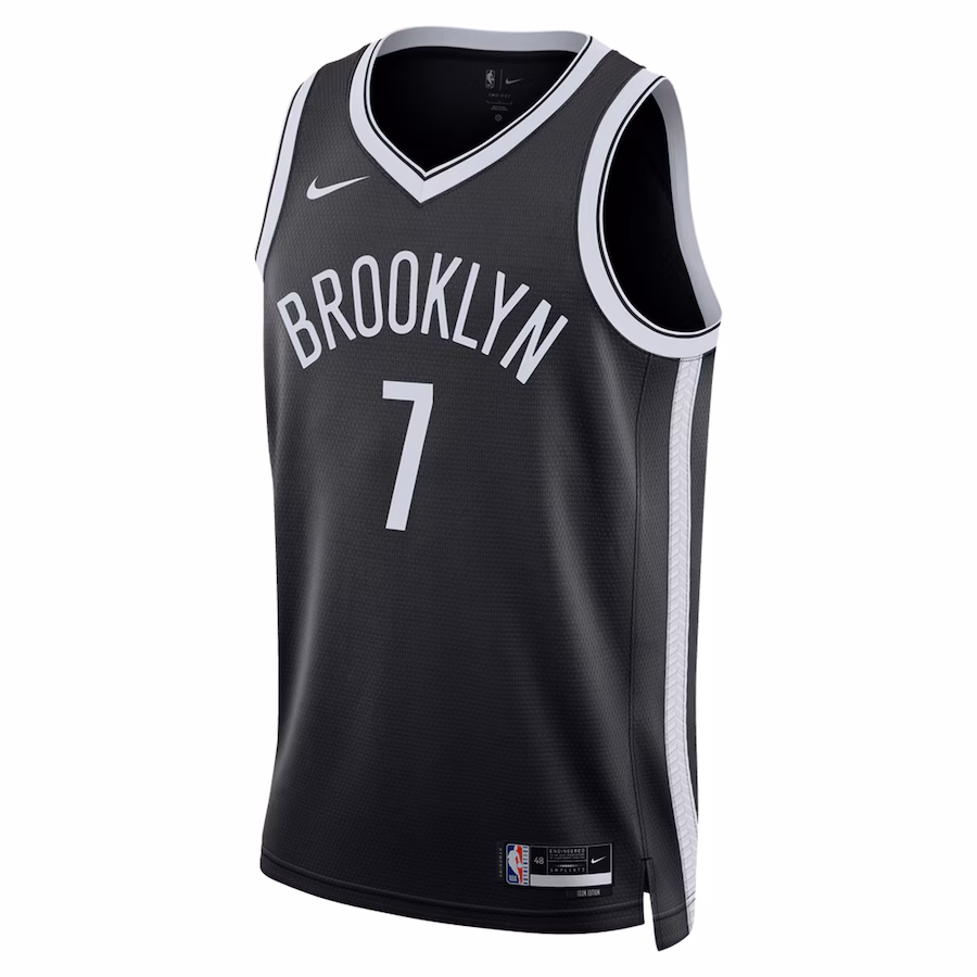 Kevin Durant Brooklyn Nets Unisex Swingman Jersey - Icon Edition - Black