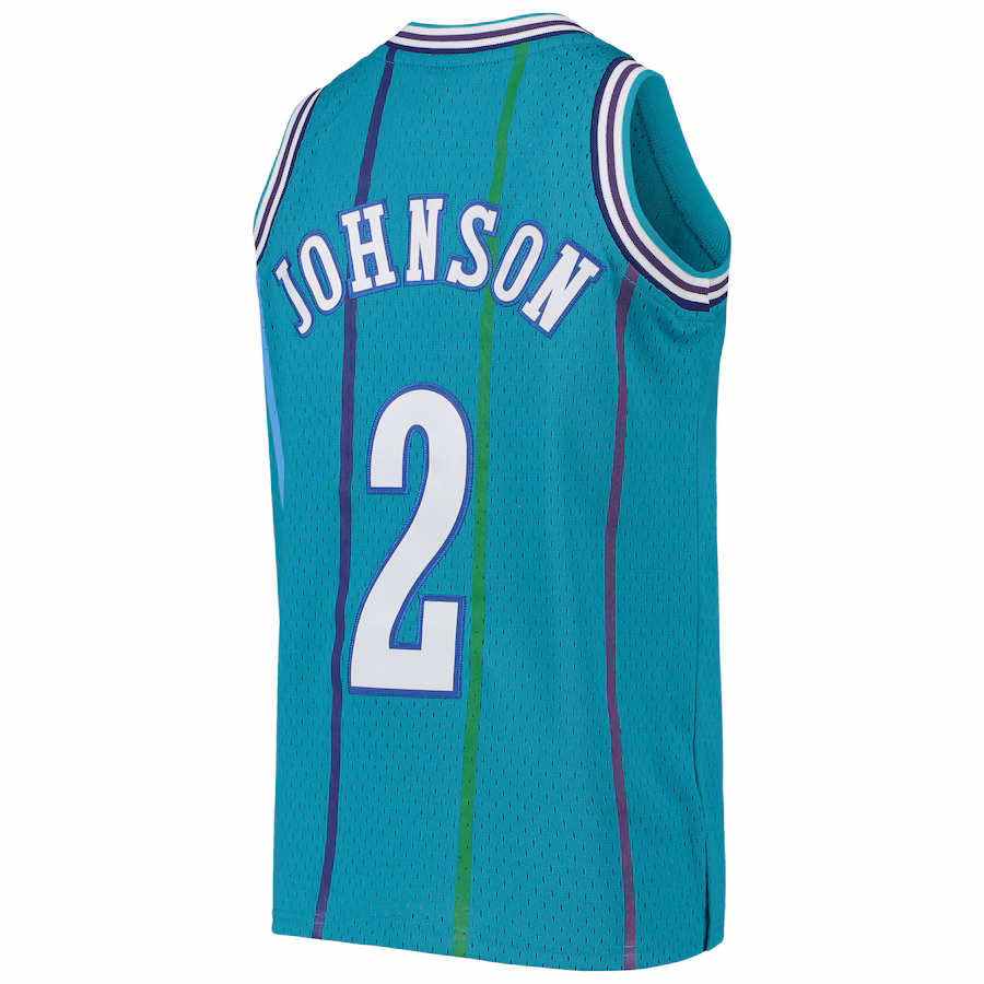 Canotta Basket Larry Johnson Charlotte Hornets 1992/93 Mitchell & Ness Retro