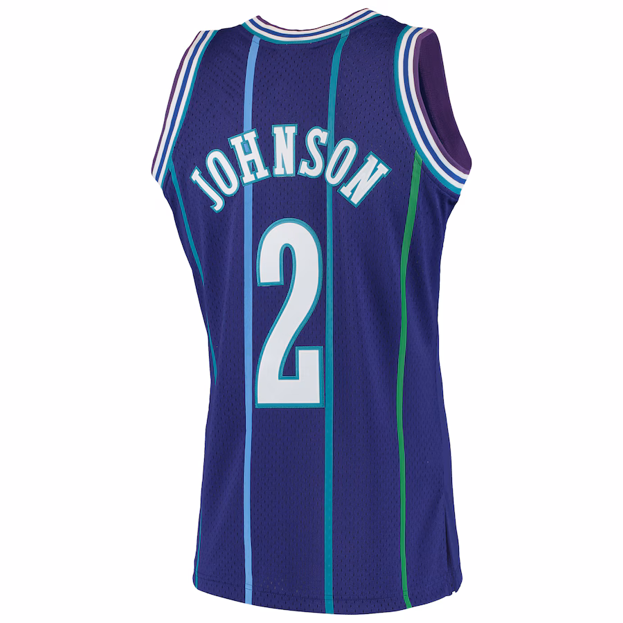 Canotta Basket Larry Johnson Charlotte Hornets 1994/95 Mitchell & Ness Retro
