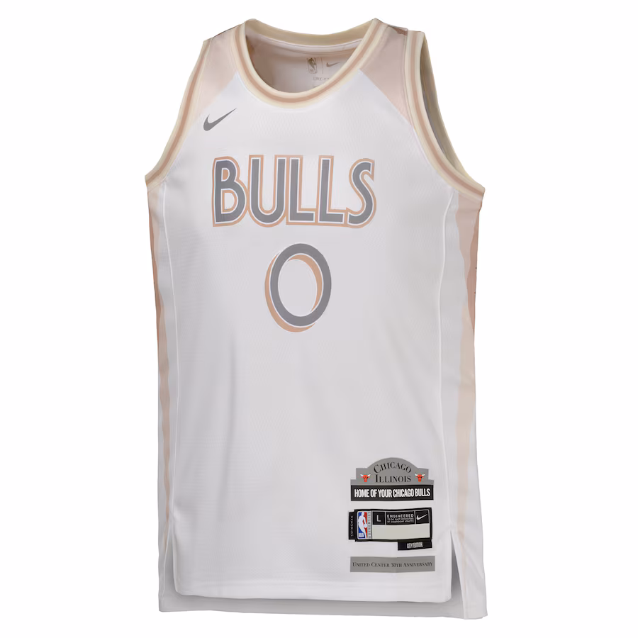 Coby White Chicago Bulls 2024-25 City Edition Jersey