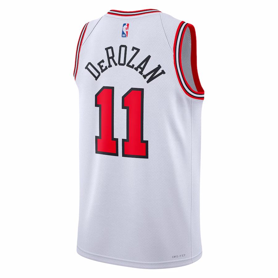 DeMar DeRozan Chicago Bulls Unisex 2022/23 Swingman Association Edition Trikot