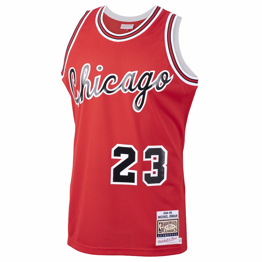 Michael Jordan Maillot de rookie classique 1984/85 des Chicago Bulls Mitchell & Ness - Rouge