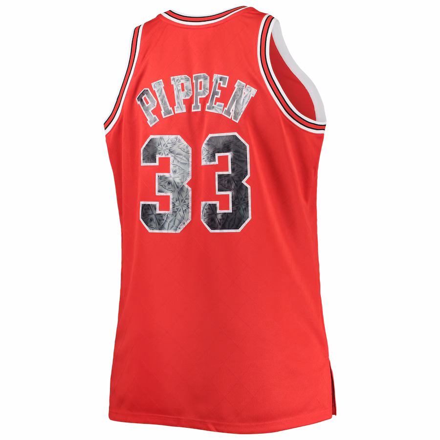 Maglia Scottie Pippen Chicago Bulls Mitchell & Ness Big & Tall NBA 75° Anniversario Diamond Edition 1997/98