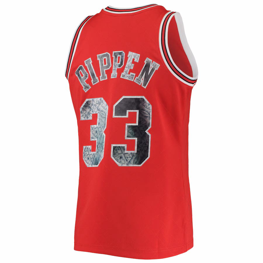 Maillot Scottie Pippen Chicago Bulls Mitchell & Ness 1997/98 Hardwood Classics NBA 75e Anniversaire Diamond Edition
