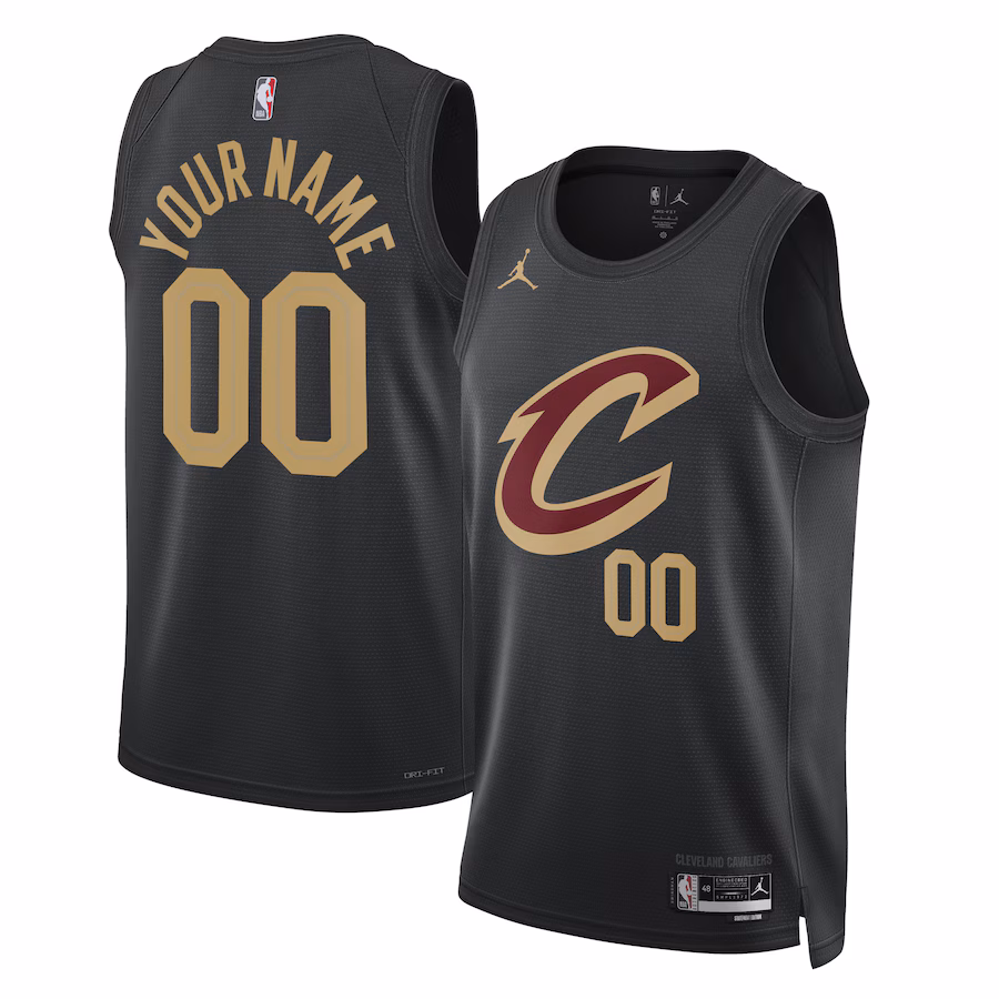 Cleveland Cavaliers Jordan Brand Unisex 2022/23 Season Fan Customized Jersey - Statement Edition - Black