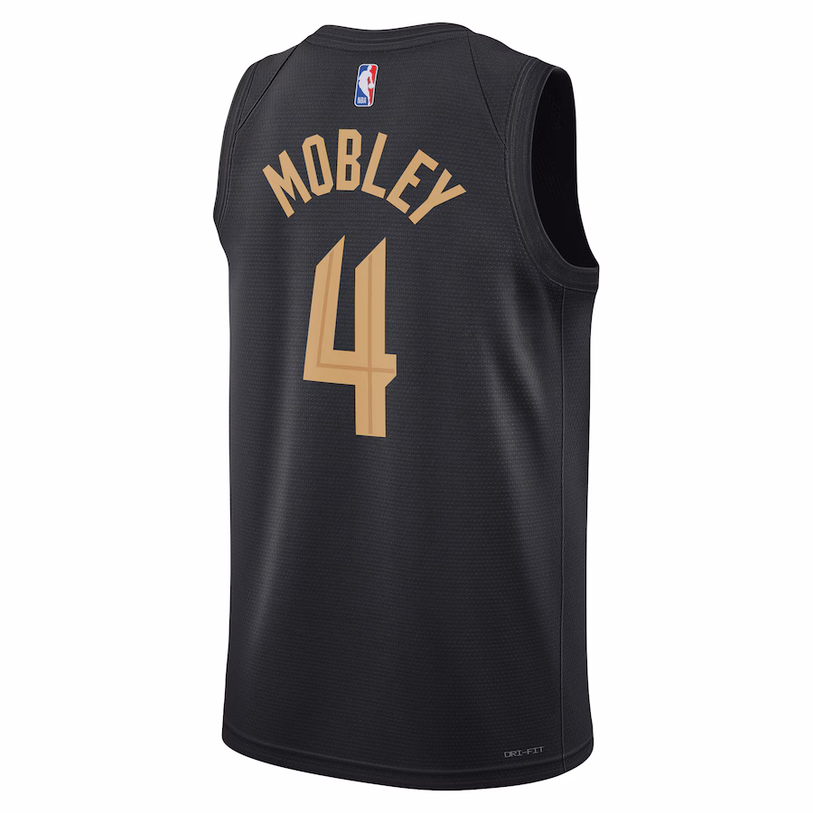 Evan Mobley Camiseta Swingman Unisex de la marca Jordan de los Cleveland Cavaliers - Edición Declaración - Negro