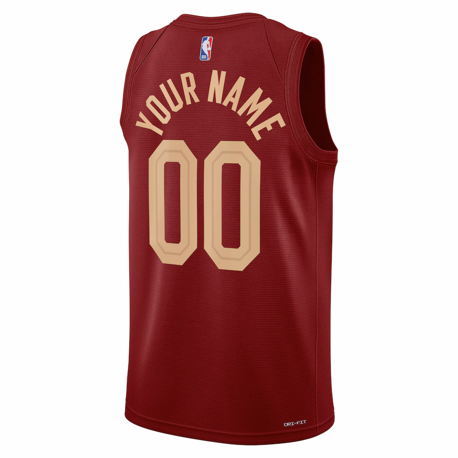 Maglia Swingman personalizzata Unisex dei Cleveland Cavaliers - Edizione Icona - Burdiglia