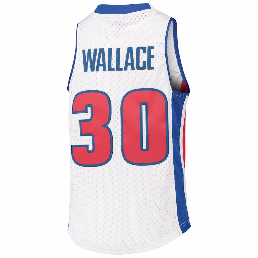 Rasheed Wallace Detroit Pistons Mitchell & Ness Jugend 2003/04 Hardwood Classics Swingman Trikot