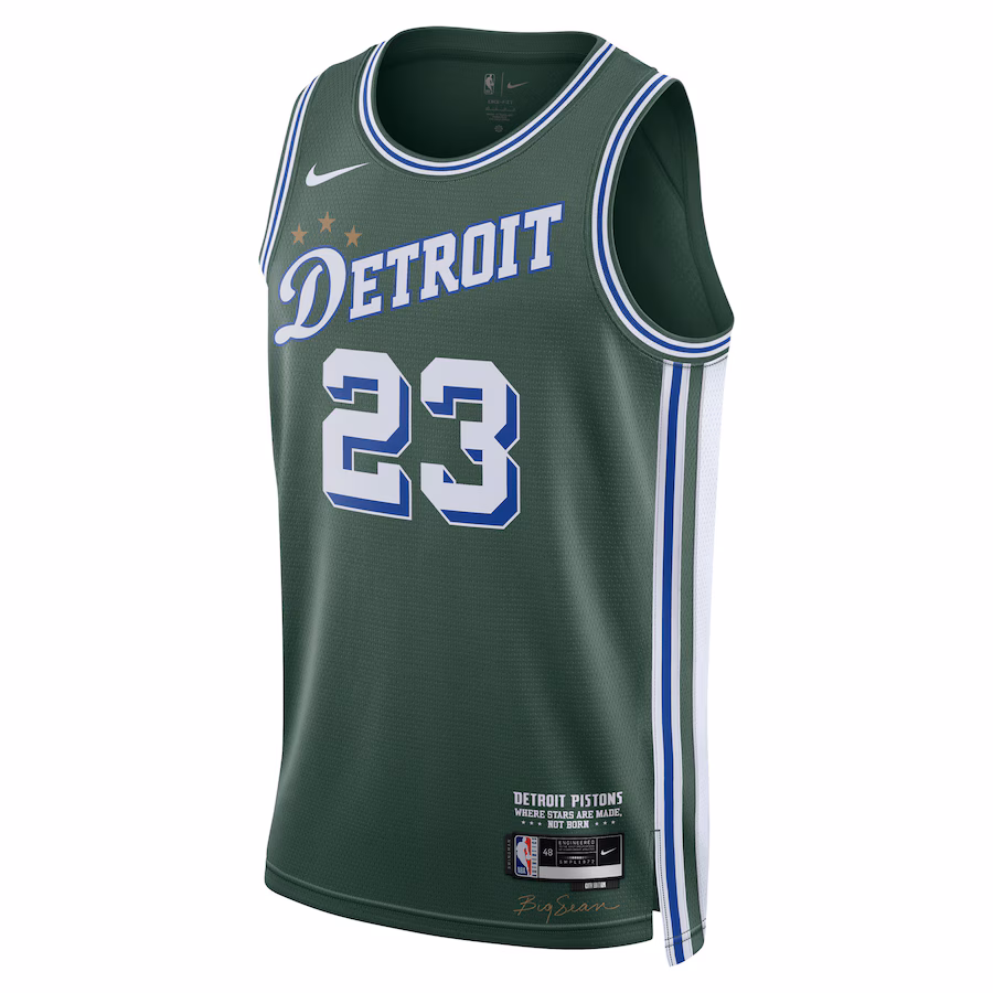 Jaden Ivey, Detroit Pistons 2022/23 Swingman Jersey - City Edition - Green