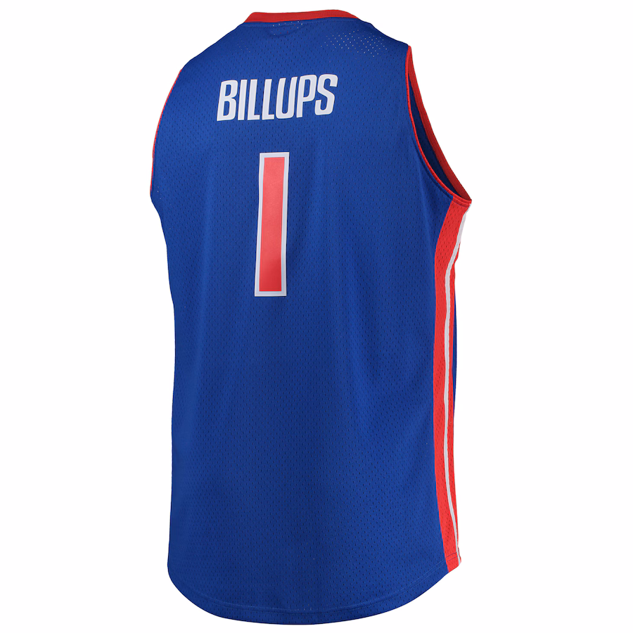 Maglia Chauncey Billups Detroit Pistons Mitchell & Ness Big & Tall 2003/04 Hardwood Classics Swingman