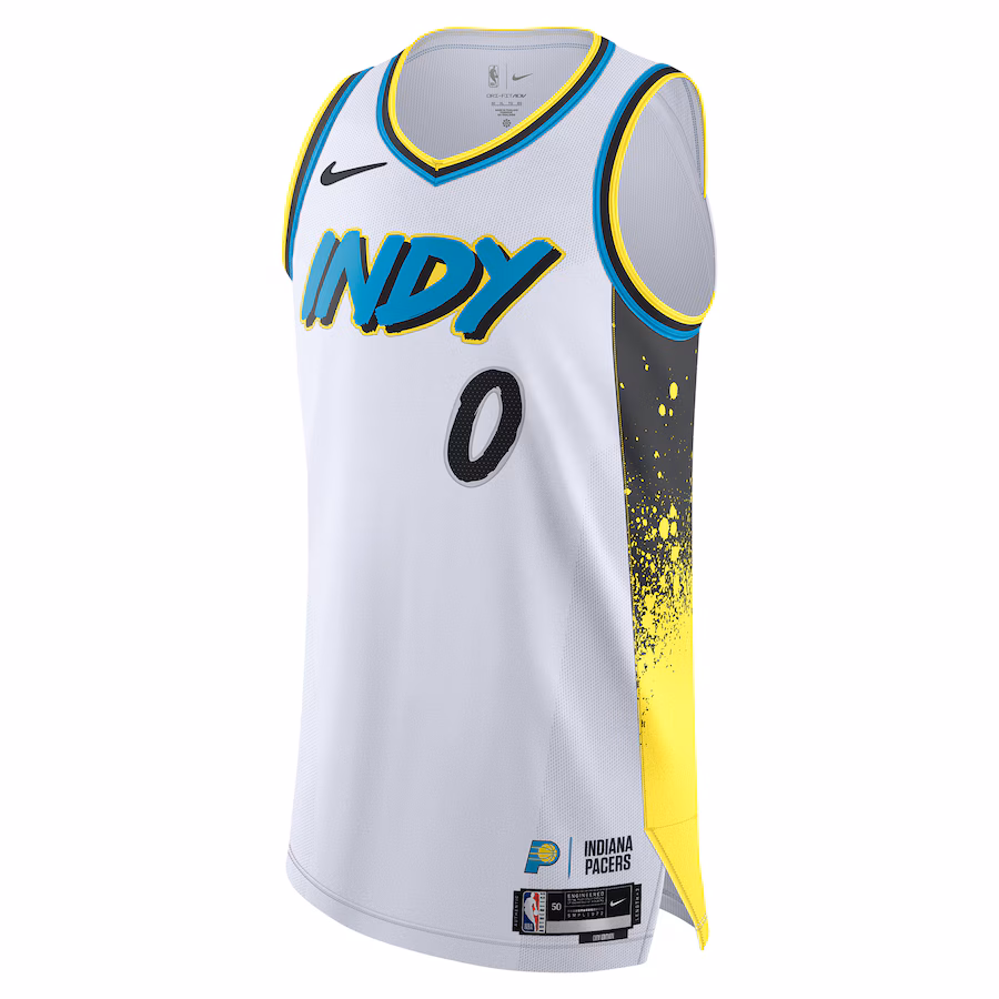 Maglia City Edition Indiana Pacers Tyrese Haliburton 2024/25