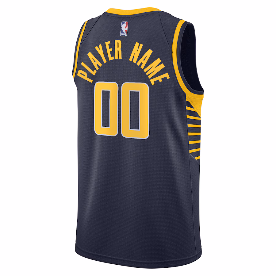 Indiana Pacers Swingman Custom Jersey - Navy Blue - Icon Edition