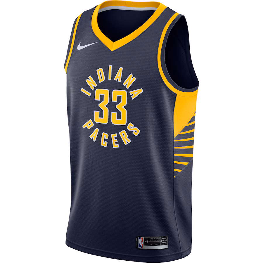 Myles Turner, Maglia Swingman degli Indiana Pacers - Edizione Icona - Blu marinaio
