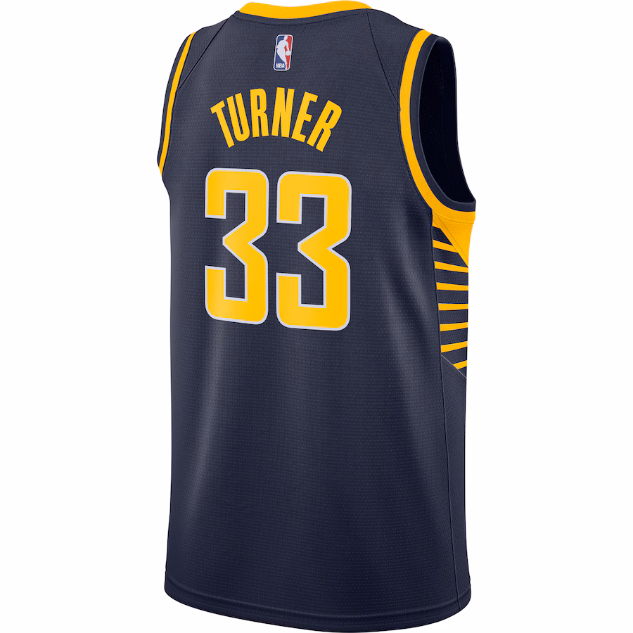 Myles Turner, Maglia Swingman degli Indiana Pacers - Edizione Icona - Blu marinaio