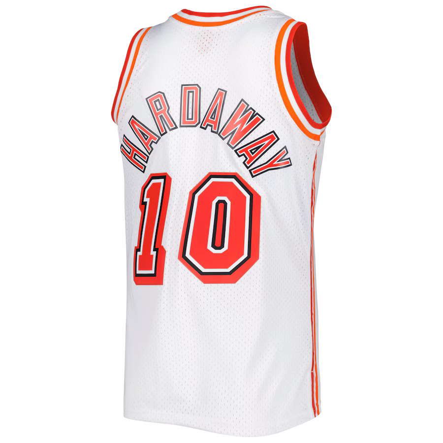 Tim Hardaway, Camiseta Swingman de los Hardwood Classics de los Miami Heat de Mitchell & Ness - Blanco