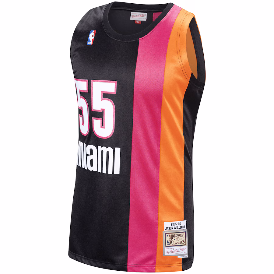 Maglia Jason Williams Miami Heat Mitchell & Ness 2005/06 Swingman Hardwood Classics