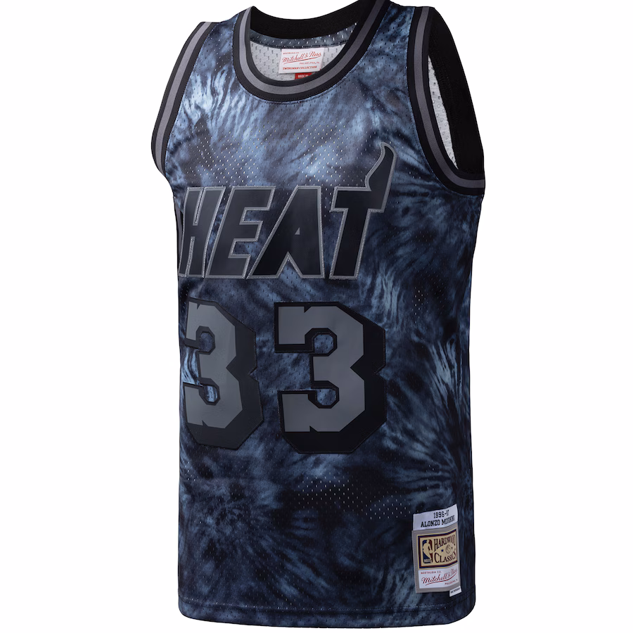 Alonzo Mourning Miami Heat Mitchell & Ness 1996/97 Hardwood Classics Swingman Jersey