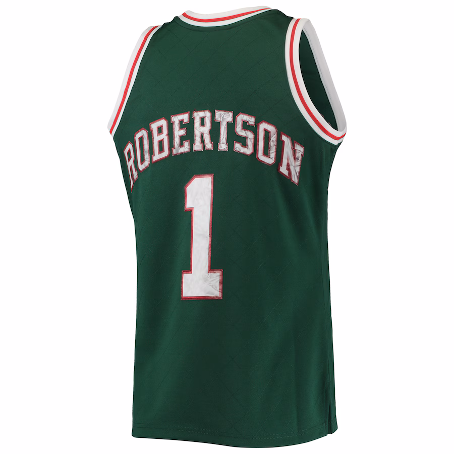 Milwaukee Bucks Oscar Robertson 1996/97 Mitchell & Ness NBA 75th Anniversary Diamond Hardwood Classics Trikot