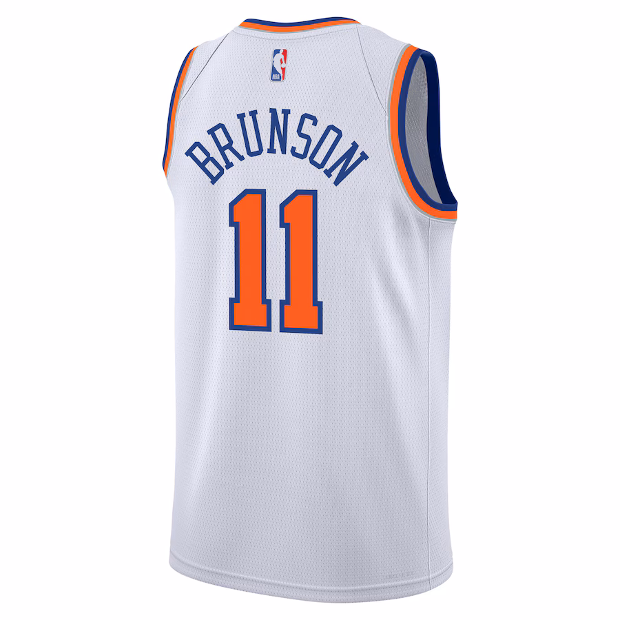 Jalen Brunson, camiseta Swingman de la Liga Juvenil de los New York Knicks - Blanco