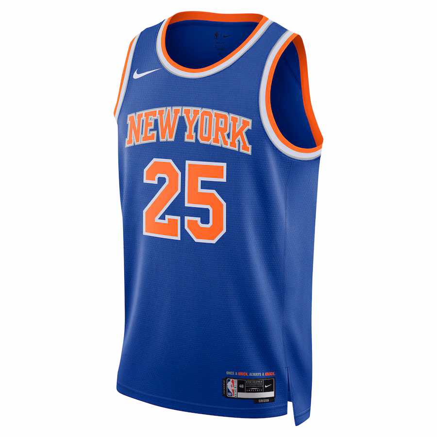 RJ Barrett New York Knicks 2022/23 City Edition Unisex Swingman Jersey Black