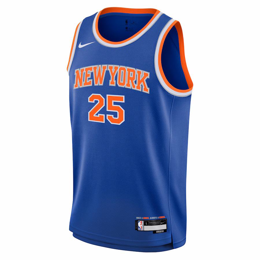 Mikal Bridges, New York Knicks Youth Swingman Jersey - Icon Edition, Blue
