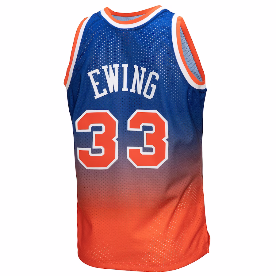 Patrick Ewing New York Knicks Mitchell & Ness 1991/92 Hardwood Classics Fadeaway Swingman Jersey