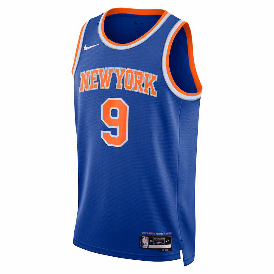 RJ Barrett, New York Knicks Neutrales Swingman-Jersey - Icon-Edition, Blau