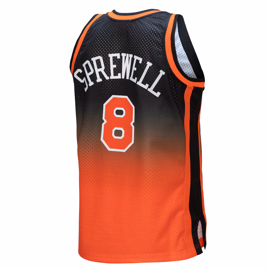 Latrell Sprewell New York Knicks Mitchell & Ness 1998/99 Hardwood Classics Fadeaway Swingman Jersey