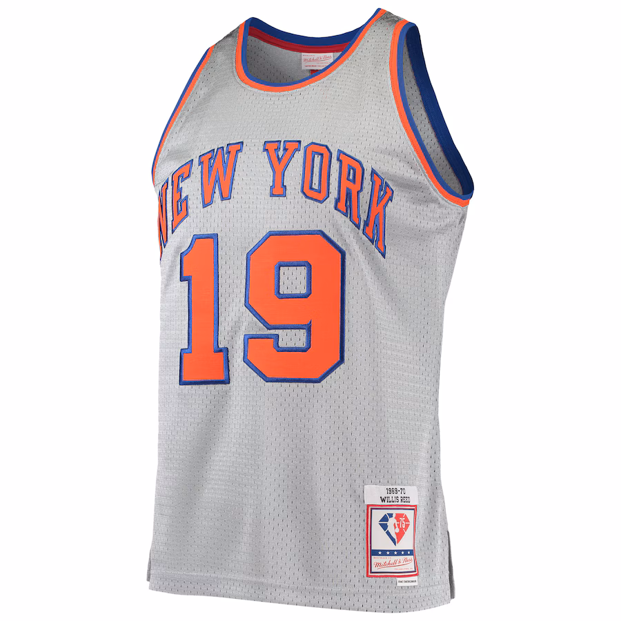 New York Knicks Willis Reed 1969/70 Mitchell & Ness 75. Jubiläum Hardwood Classics Trikot