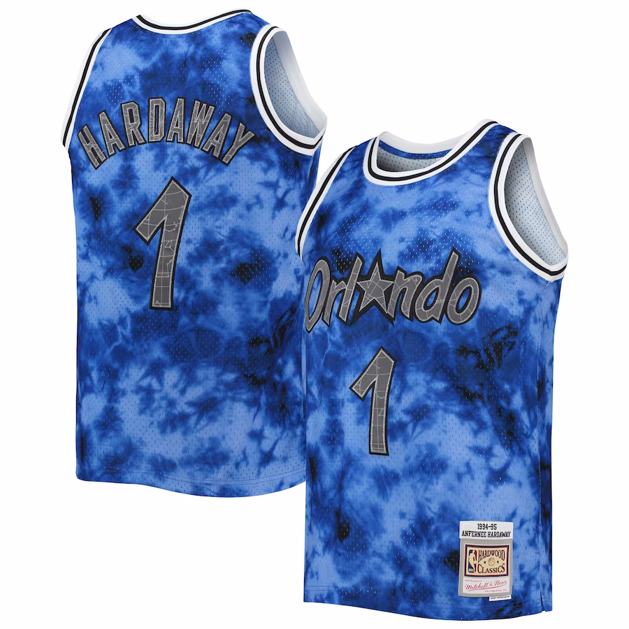 Anfernee Hardaway, Orlando Magic Mitchell & Ness 1994/95 Galaxy Swingman Jersey - Blue