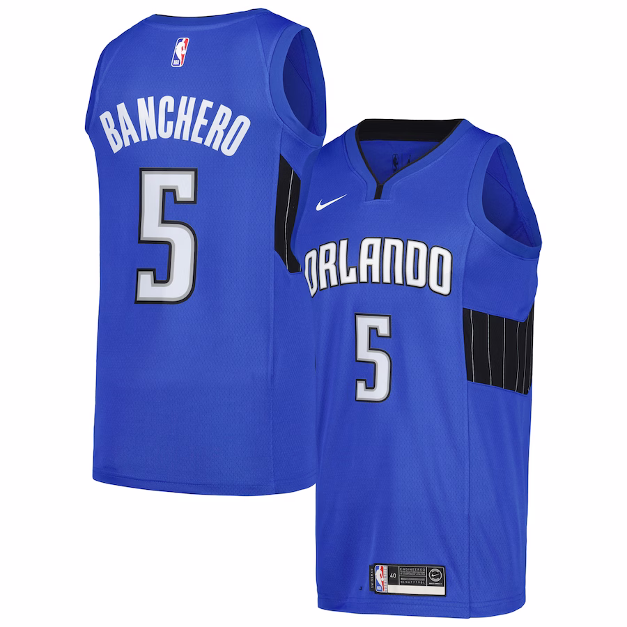 Paolo Banchero, Orlando Magic Swingman Player Jersey - Statement Edition - Royal Blue