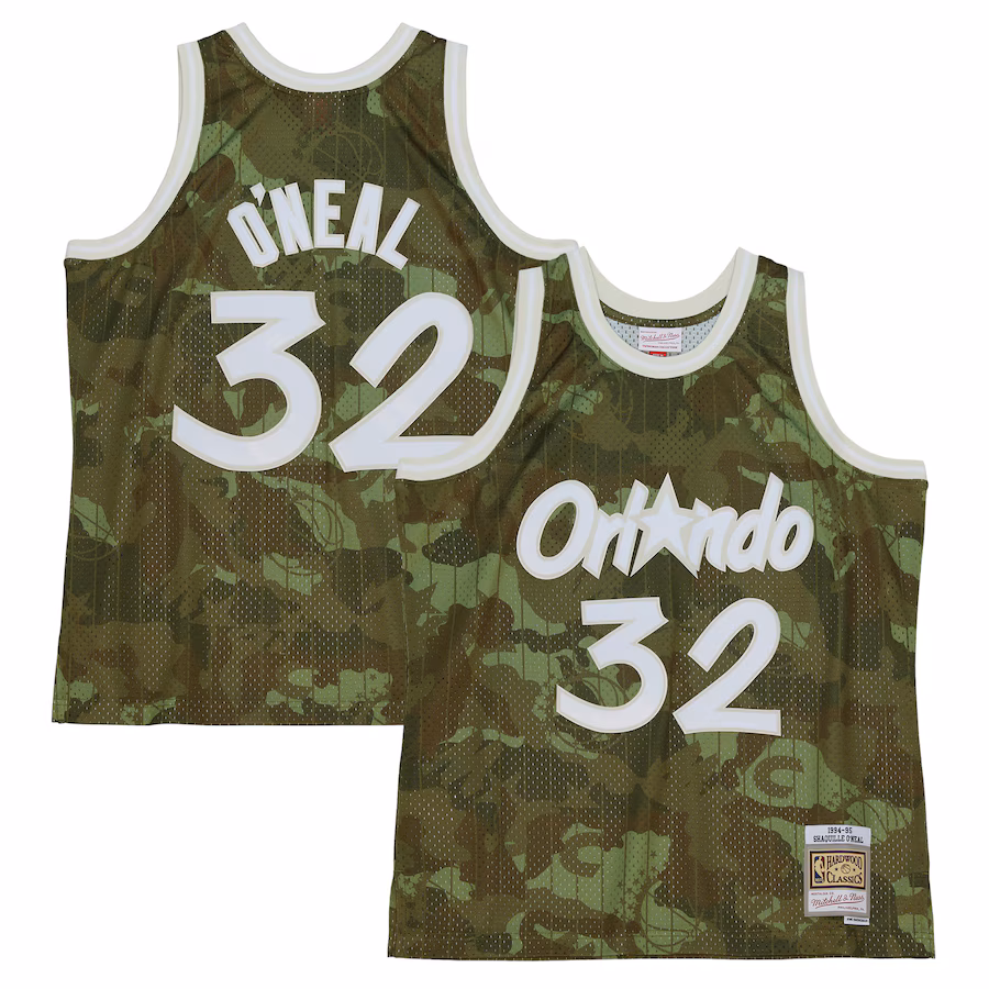 Shaquille O’Neal Orlando Magic Mitchell & Ness 1994/95 Hardwood Classics Ghost Green Swingman Jersey