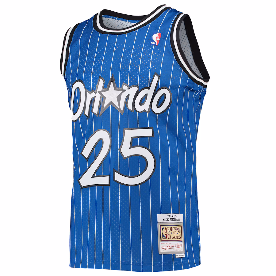 Nick Anderson, Orlando Magic Mitchell & Ness 1994/95 Classic Swingman Jersey - Blue