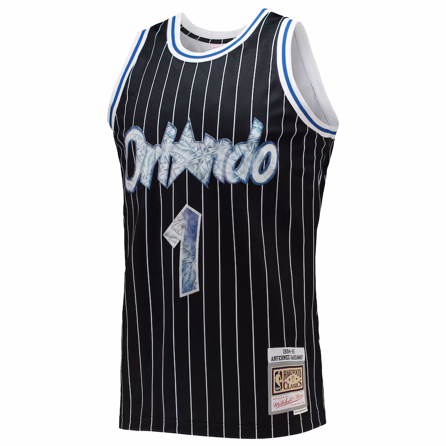 Camiseta Penny Hardaway Orlando Magic Mitchell & Ness 1996/97 Hardwood Classics 75º Aniversario NBA Diamond Swingman