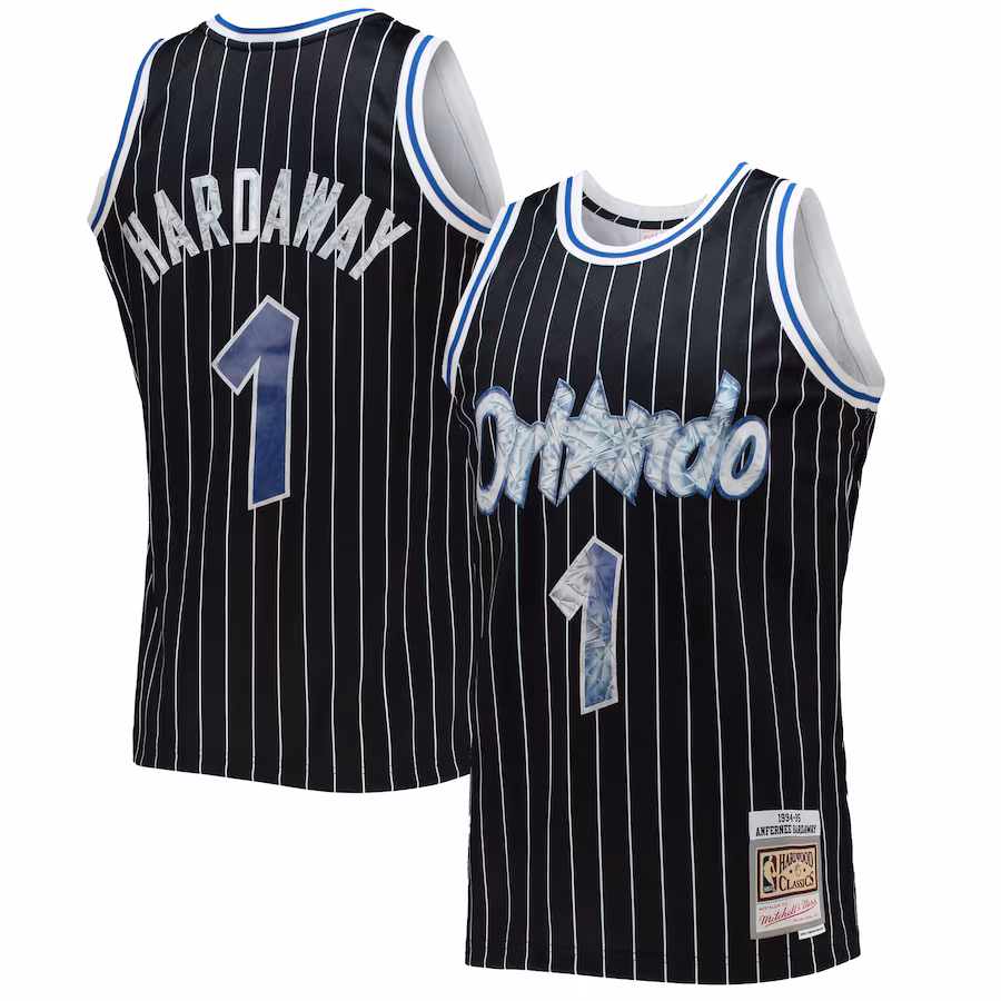 Penny Hardaway Orlando Magic Mitchell & Ness 1996/97 Hardwood Classics NBA 75th Anniversary Diamond Swingman Jersey