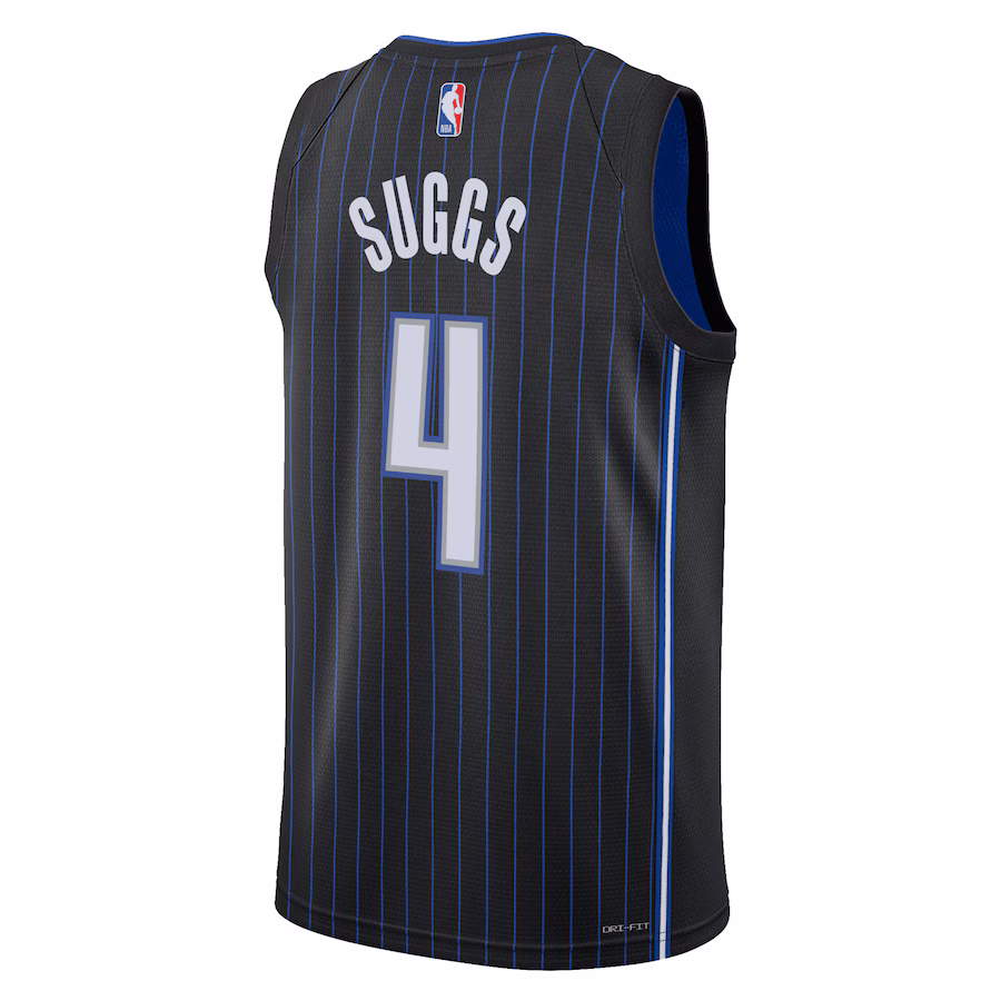 Jalen Suggs, Maillot Swingman pour la jeunesse des Orlando Magic - Édition Icône - Noir