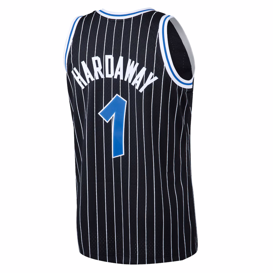 Anfernee Hardaway, Maglia Swingman della collezione Hardwood Classics di Mitchell & Ness per Orlando Magic - Nero